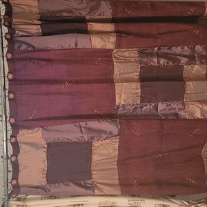 Waverly? Deep Purple Shower Curtain, Hooks & Co-ordinating Hand Towels